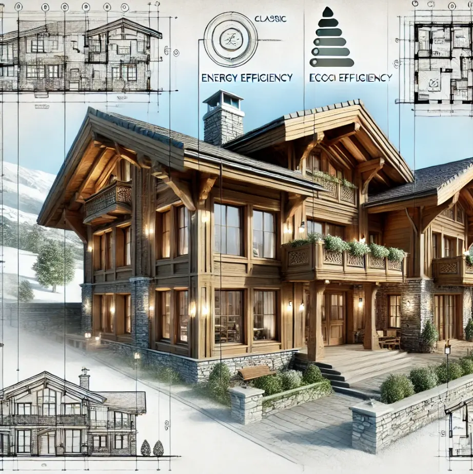 Illustration d'un chalet