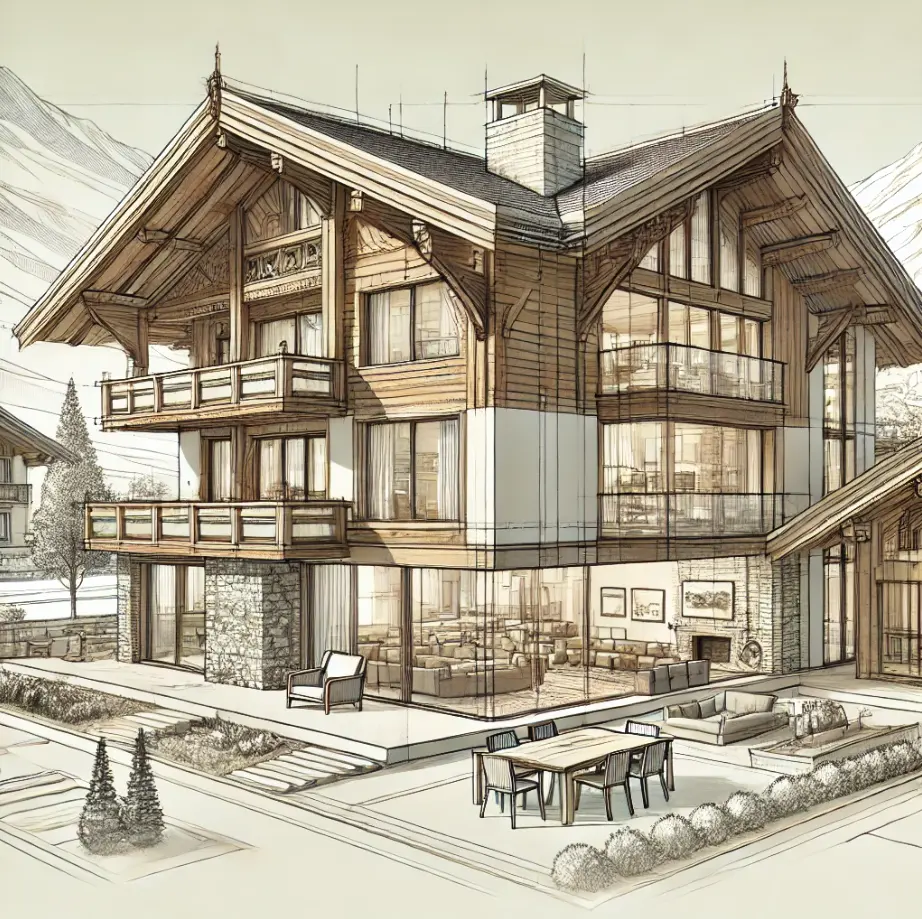 Illustration d'une maison familiale